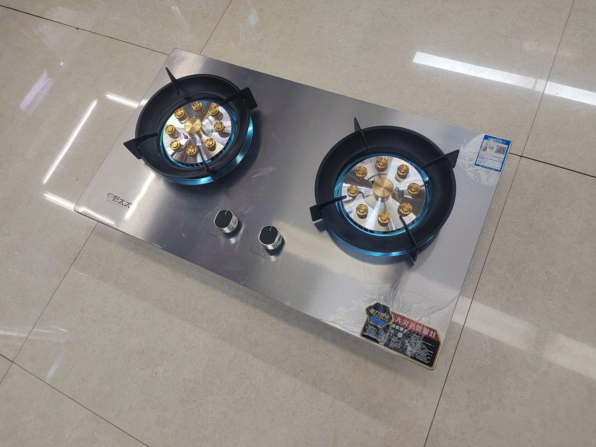 Haotaitai Zhixin Gas Stove, dual-burner gas stove, countertop, built-in high-intensity flame stove, household natural gas liquefied gas stove, gas stove, gas stove, stove top, gas stove, cooking appliances, gas detail image 6