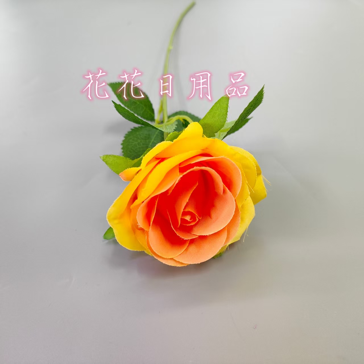 Artificial flower, fake flower, bonsai, single rose decoration Item Picture