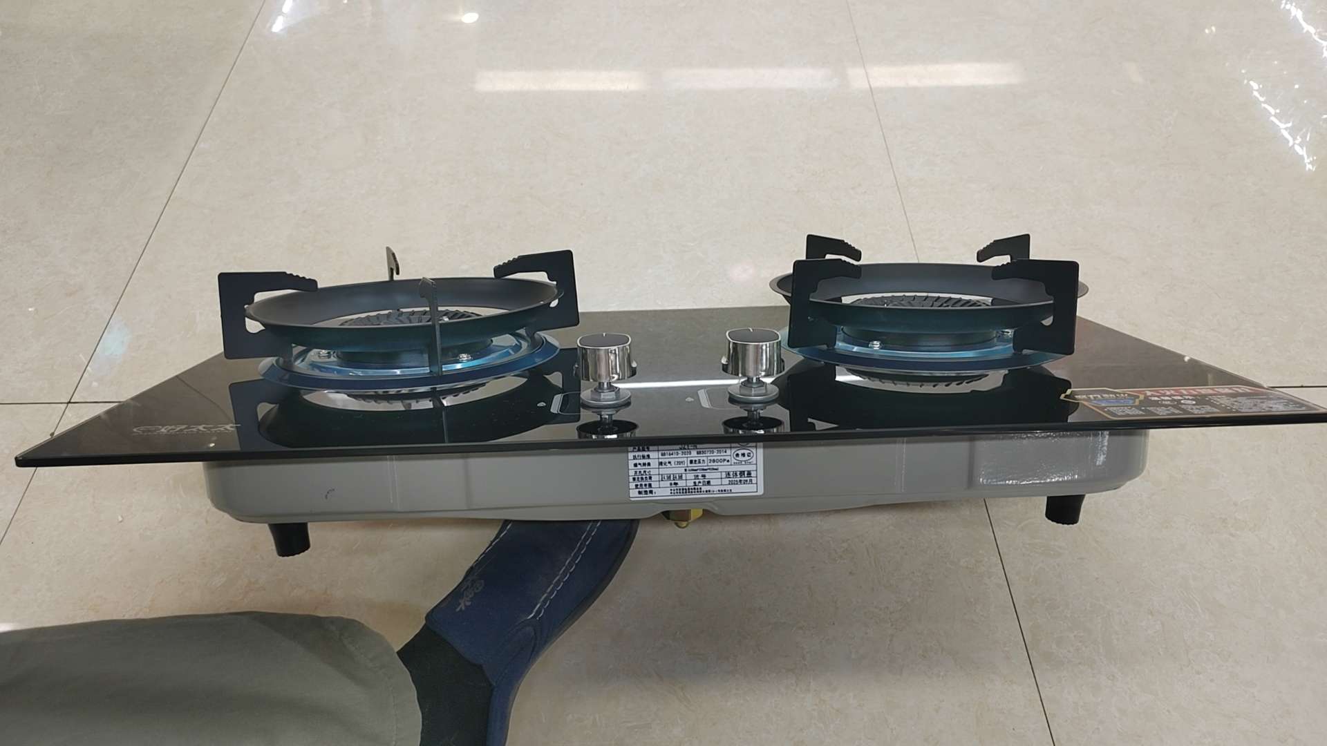 Haotaitai household gas stove, double-burner built-in countertop, natural gas, gas stove, liquefied gas, high-flame stove detail image 6