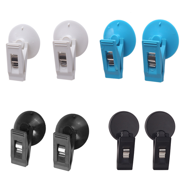 2 piezas para colgar clip de entrada de tarjeta de conveniencia compacto para la decoración clip de ventosa para coche bluetooth accesorio tarjeta de acceso clip de fijación DM-022 Specification image
