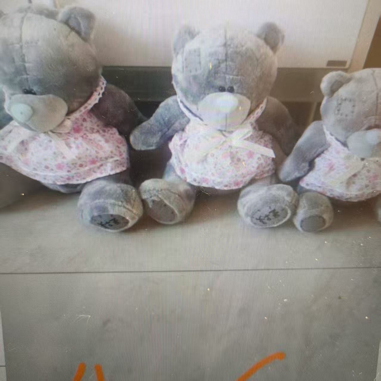 Beggar doll bear, little bear, Teddy bear, cute doll, plush toy doll, New Year patch bear, randomly distributed Specification image