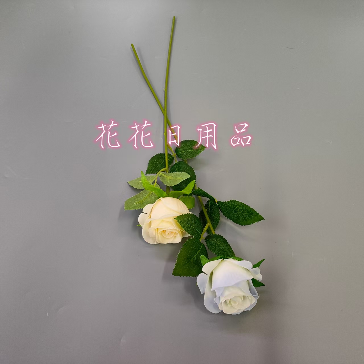 Artificial flower, fake flower, bonsai, single rose decoration Specification drawing