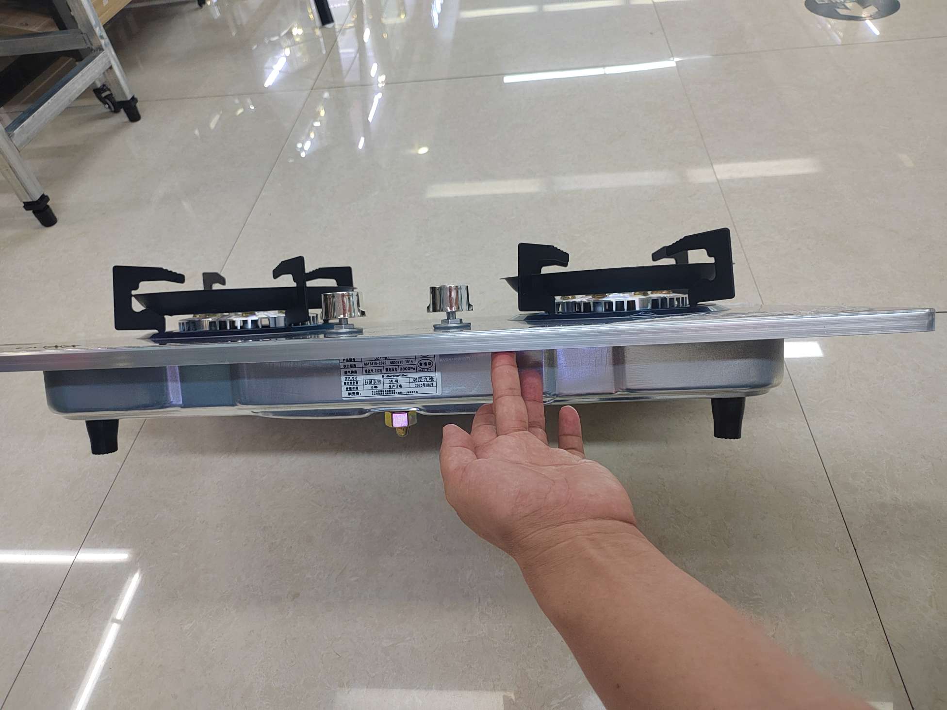 Haotaitai Zhixin Gas Stove, dual-burner gas stove, countertop, built-in high-intensity flame stove, household natural gas liquefied gas stove, gas stove, gas stove, stove top, gas stove, cooking appliances, gas detail image 4