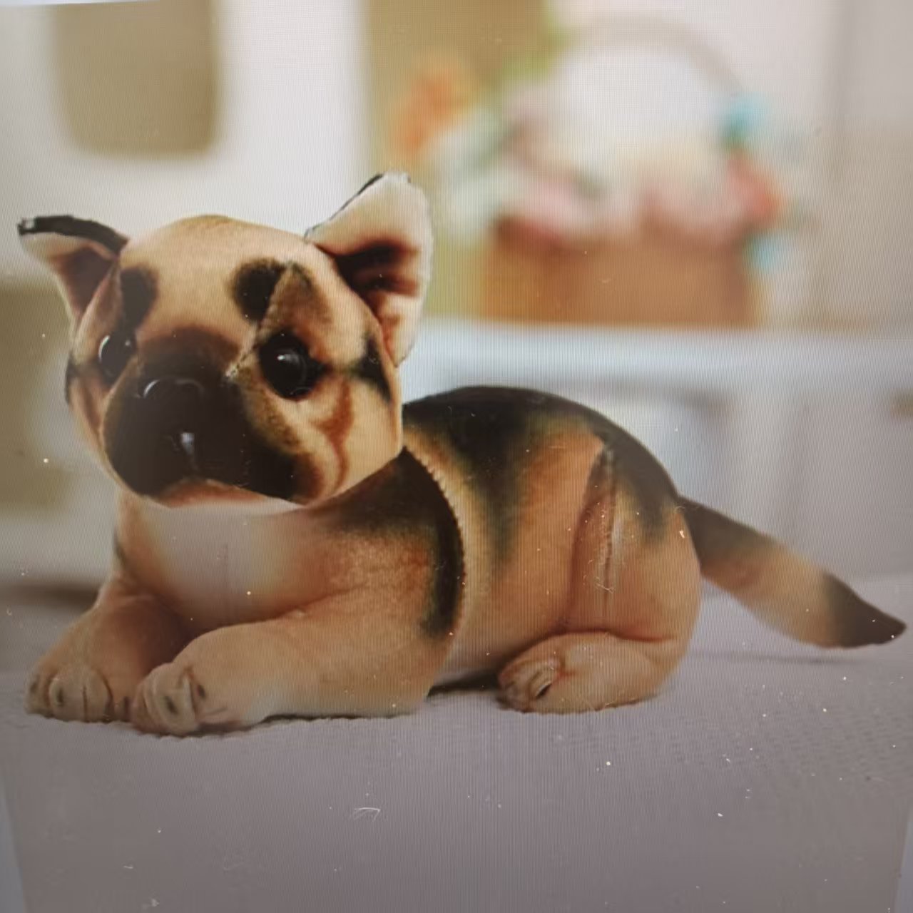 Cute simulation puppy plush toys, dog dolls, children's sleeping pillows, cloth dolls, random gifts for girls Item Picture