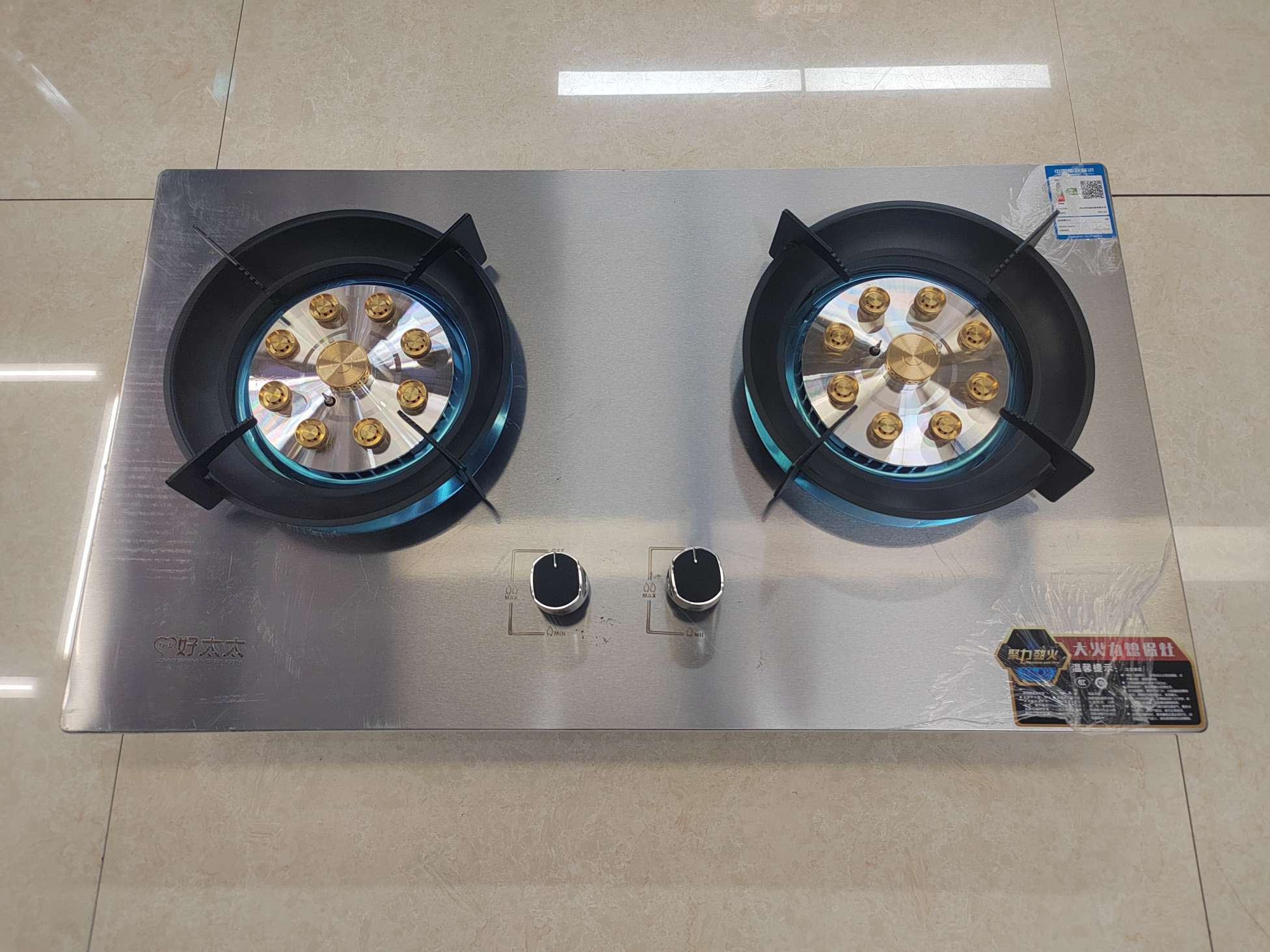 好太太知心燃气灶双灶煤气灶台式嵌入式猛火灶家用天然气液化气灶煤气灶燃气灶灶台煤气灶灶具燃气