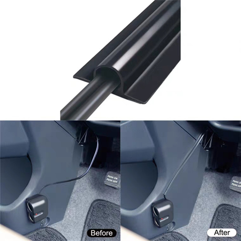 4pc navegación en el coche cargador de coche arnés de datos cableado oculto acabador de cables clip de tarjeta mangas de protección de cables para automóviles Application Scenario