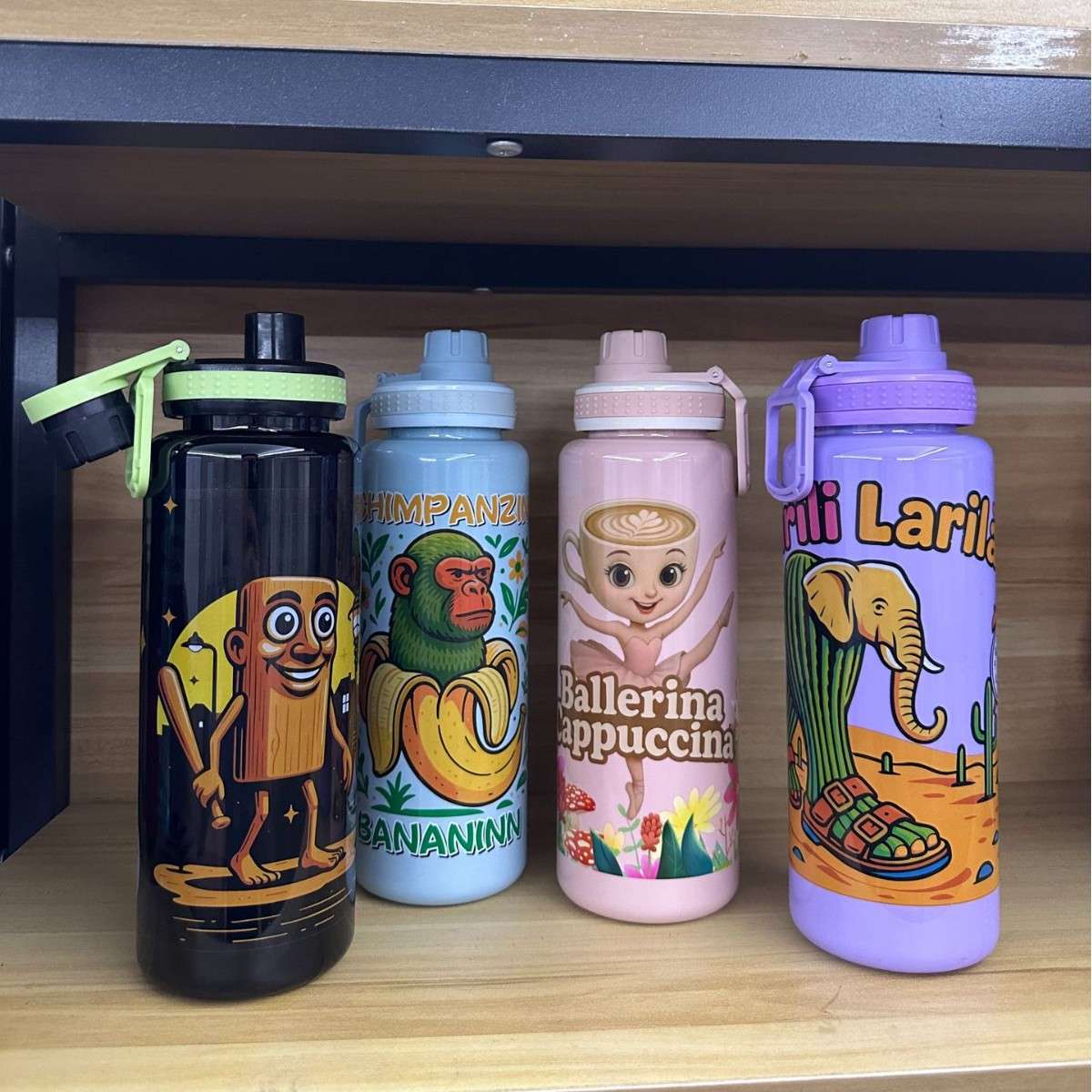 H164-HY-047 Shan Hai Jing Water Cup, large-capacity water cup, high-temperature resistant children's cup, portable cartoon sports water cup detail image 3