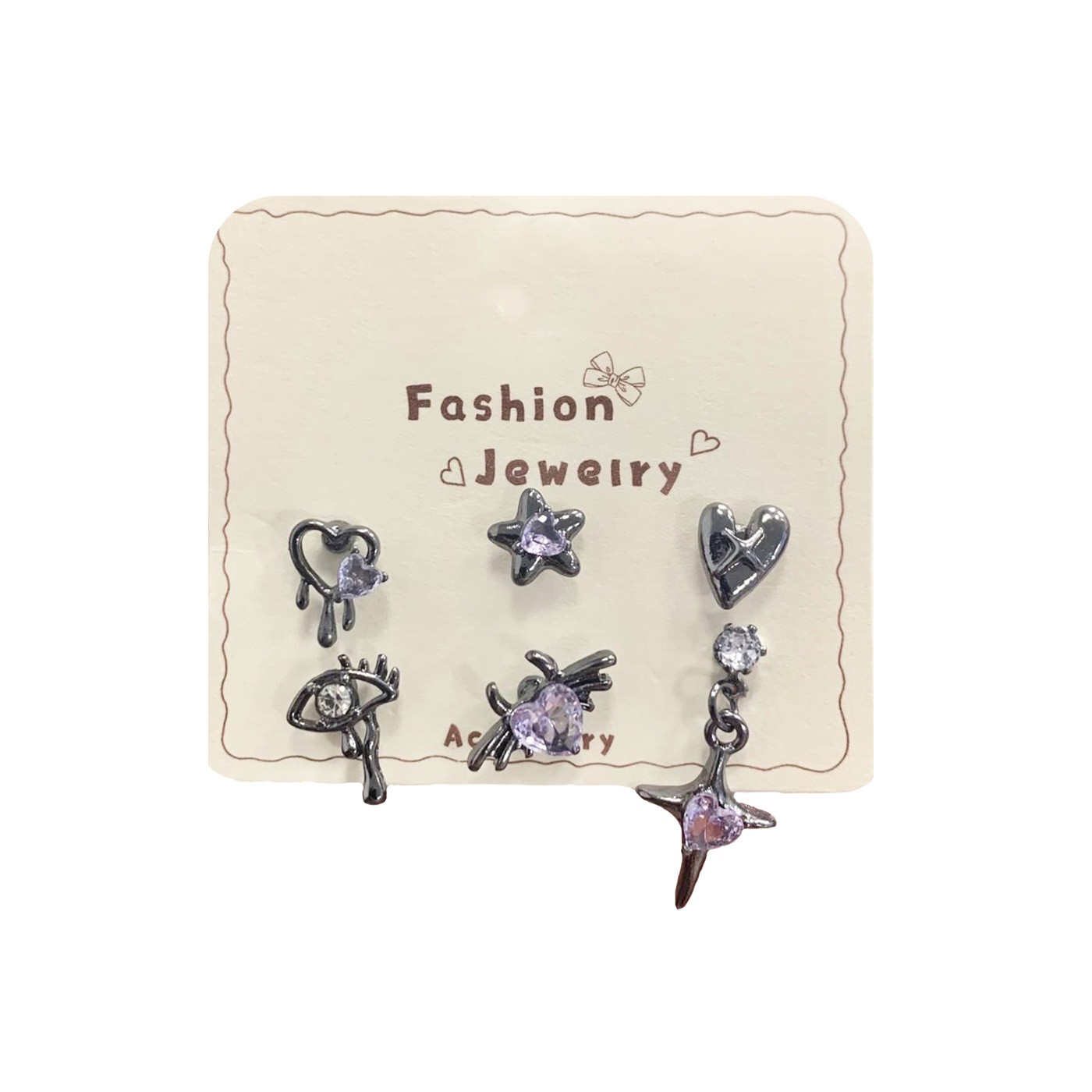 饰品/耳饰/耳钉/珍珠耳环/植绒耳钉白底实物图