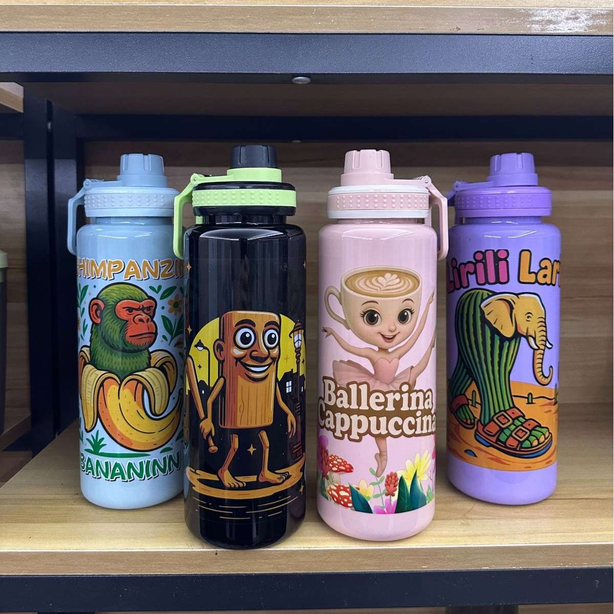 H164-HY-047 Shan Hai Jing Water Cup, large-capacity water cup, high-temperature resistant children's cup, portable cartoon sports water cup detail image 2