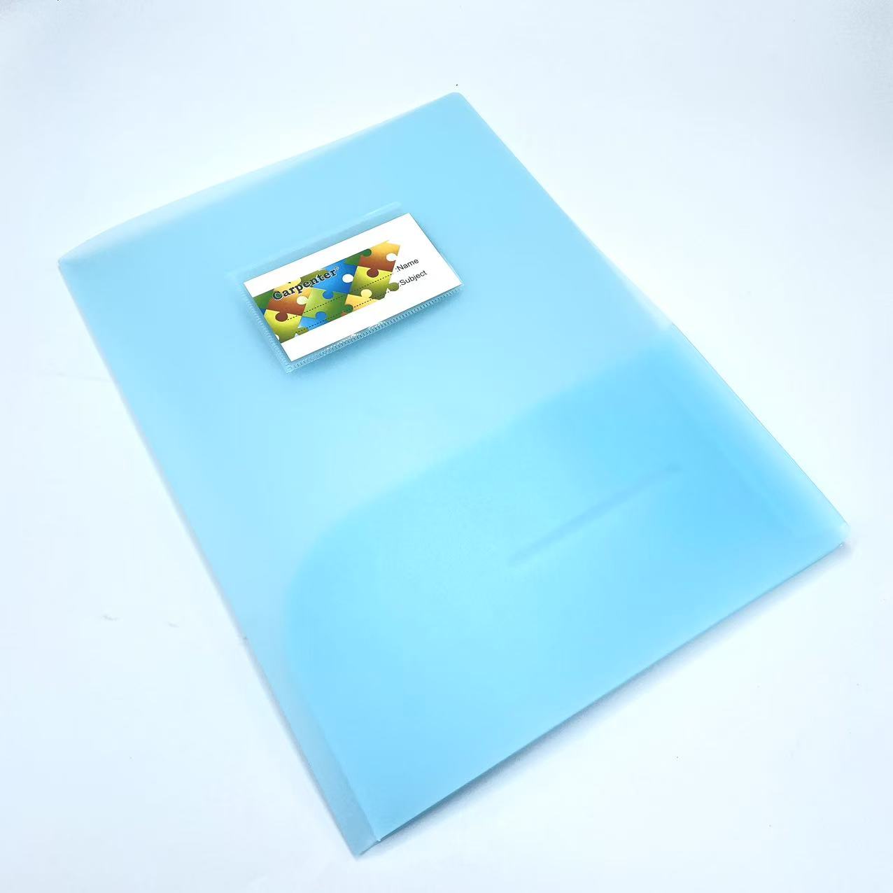 A4 color office folder, student file case, storage material bag, two-page folder details Picture