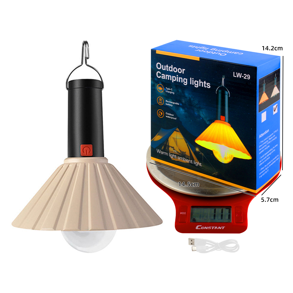 KINSACH Star Source type-c Rechargeable Camping Tungsten Filament Camping Lamp Bulb Specification image