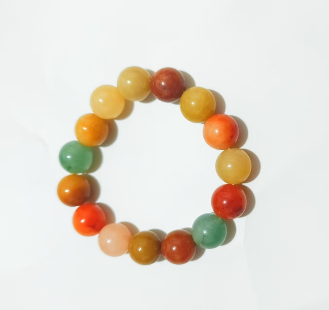 天然玉石时尚多彩手串女士礼物高级生日礼物