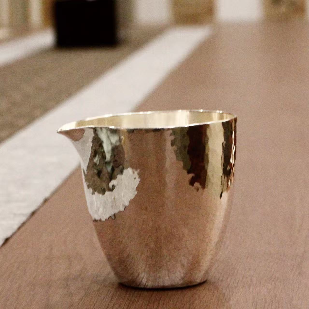 纯银茶杯创意茶杯中式礼品单杯陶瓷茶碗文创品茗主人杯礼盒细节图