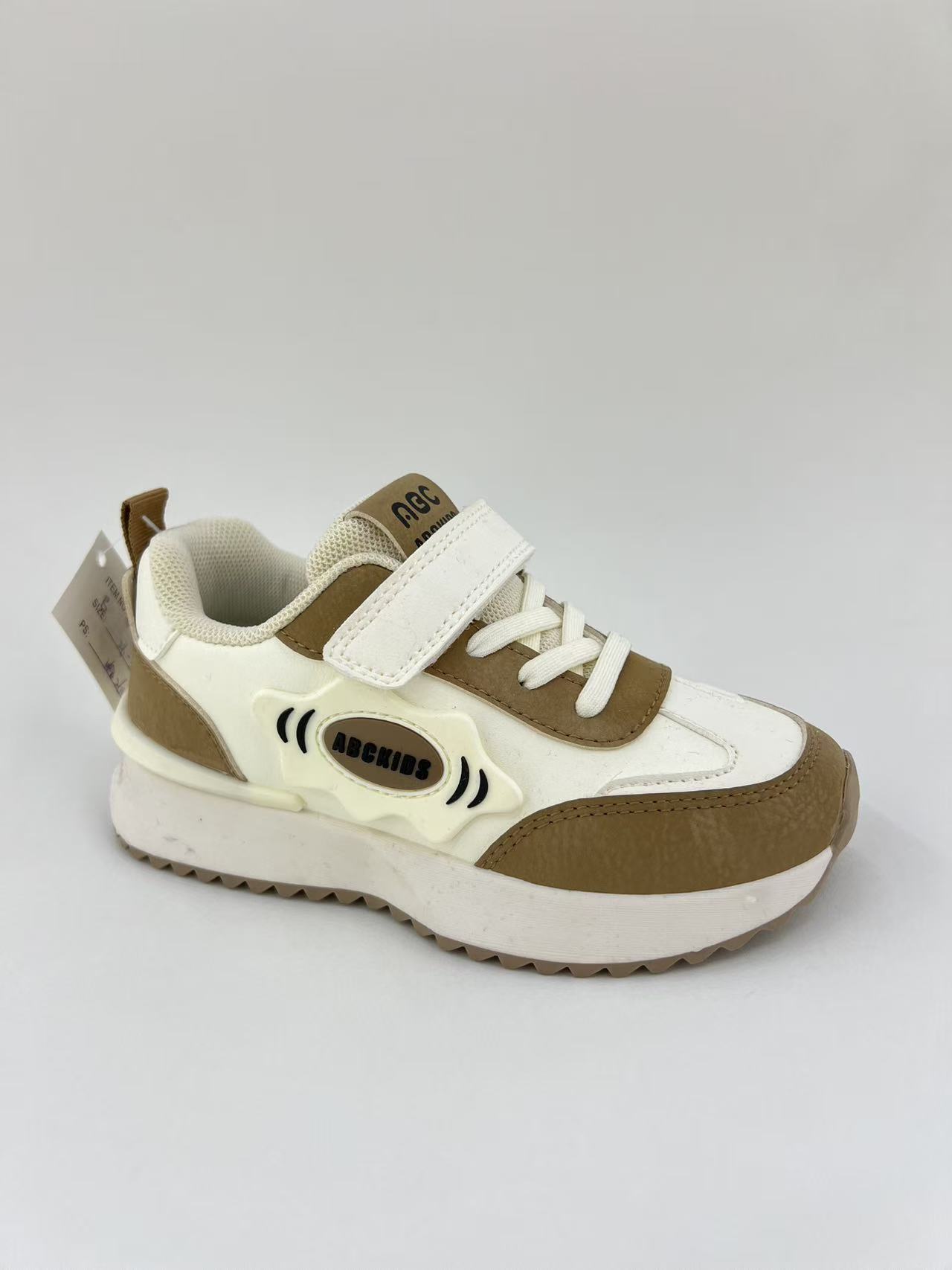 Children's sports shoes, boys' button casual board shoes, children's shoes are fashionable and comfortable full figure