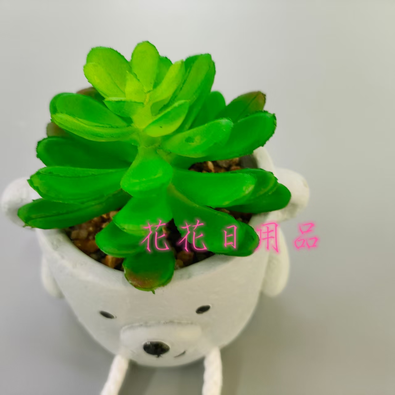 Artificial flowers, fake flowers, bonsai, cartoon cement POTS and a variety of succulent decorations Application Scenario