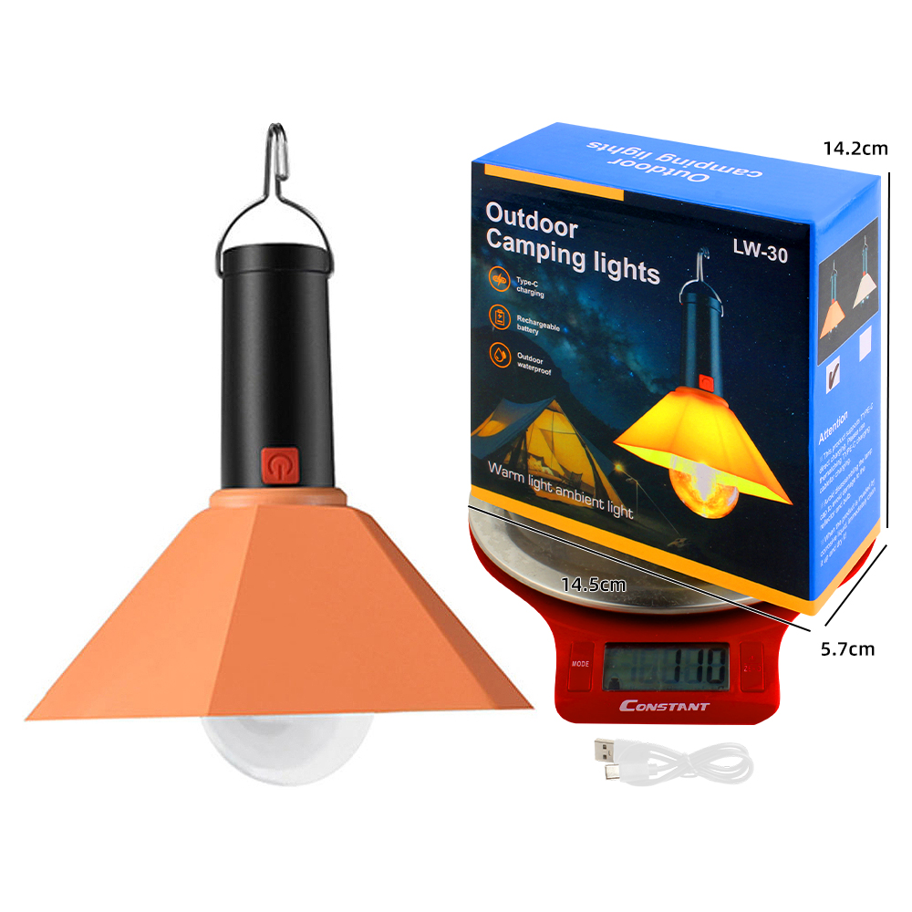 KINSACH Star Source type-c Rechargeable Camping Tungsten Filament Camping Lamp Bulb Specification image