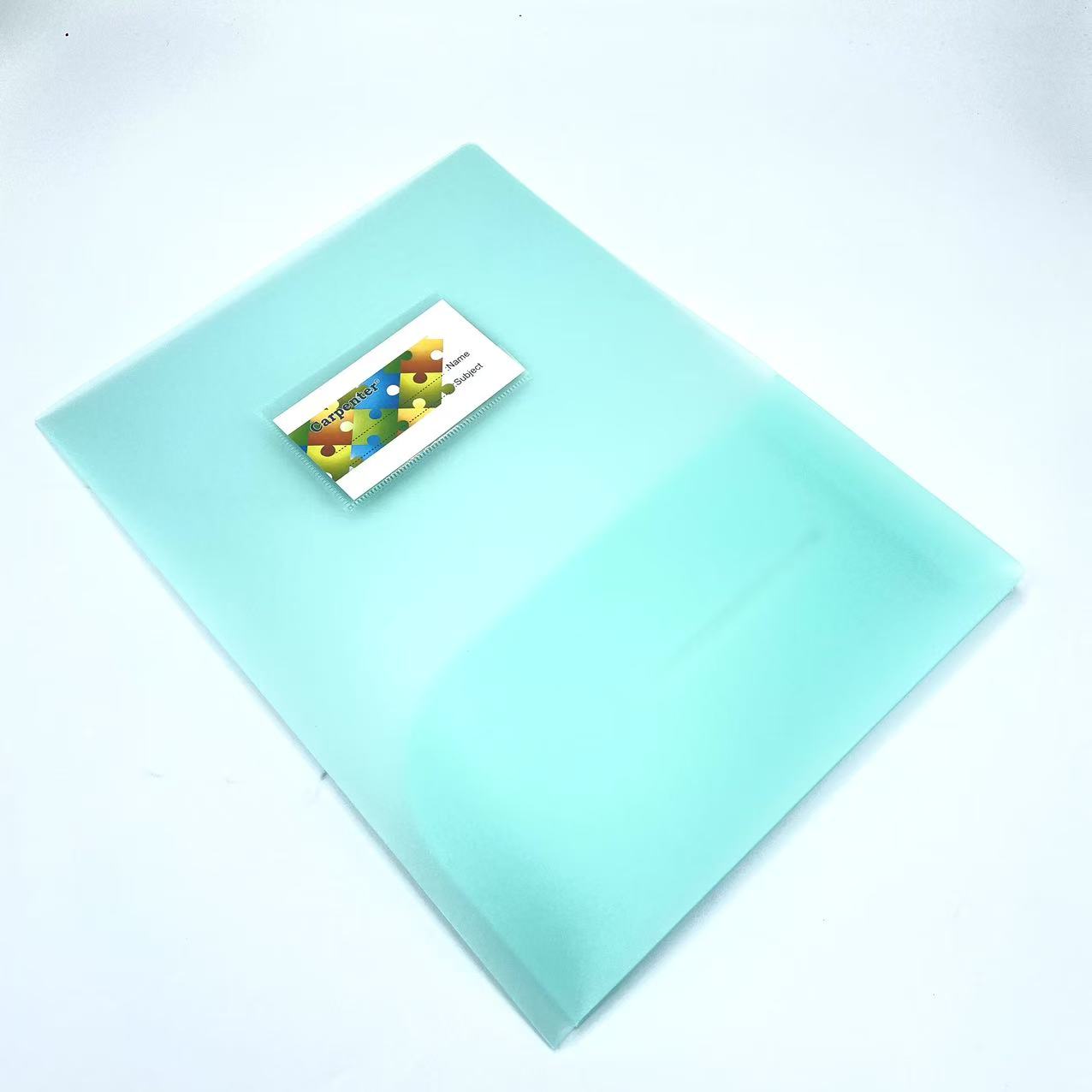 A4 color office folder, student file case, storage material bag, two-page folder Specification image