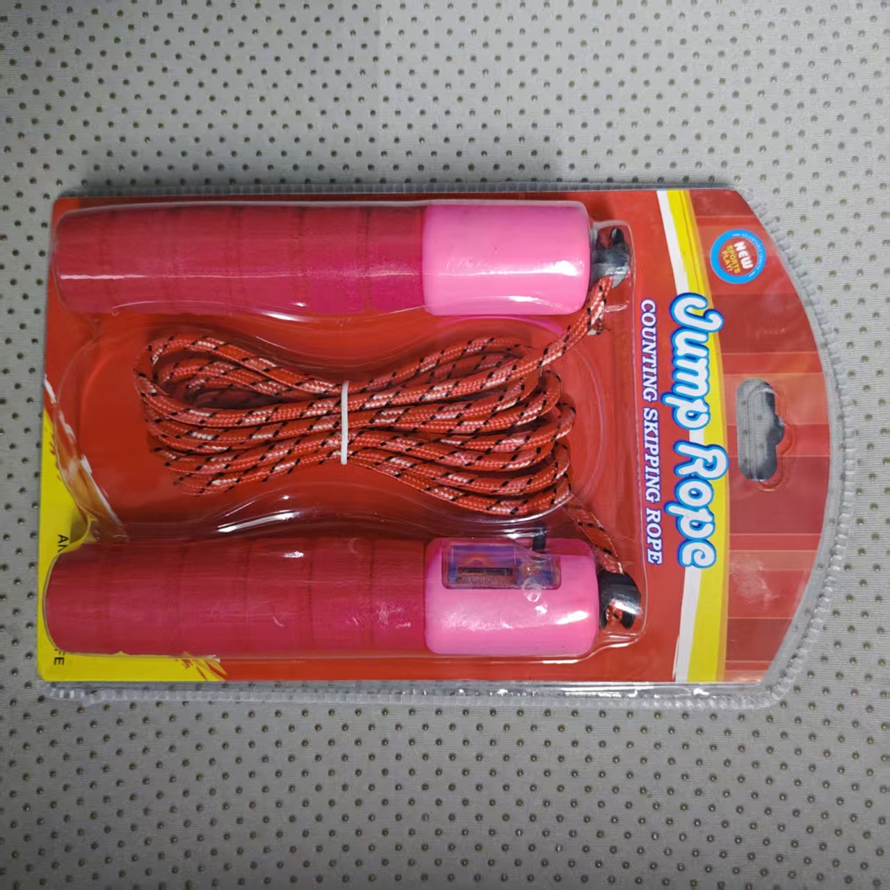 跳绳 学生健身彩色计数跳绳 单个卡包装 便携健身好帮手 厂家批发