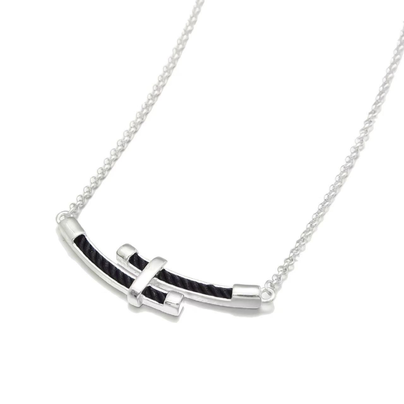 European and American cross-border 925 sterling silver round life tree jewelry necklace for women, a rare and high-end style, versatile collarbone chain, a big brand Item Picture