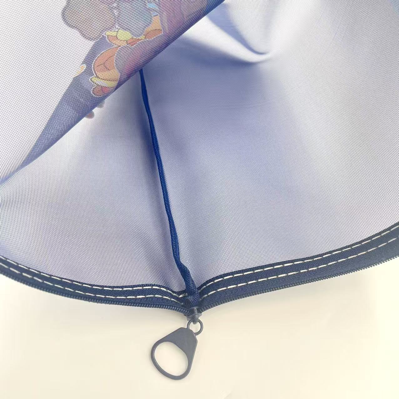 A5 zipper bag, cartoon printed mesh bag, student stationery bag, homework test paper bag, office materials bag pic 6