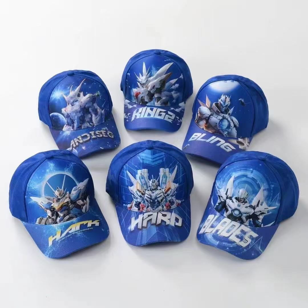 儿童帽子奥特曼春秋男童太阳帽学生鸭舌帽大童遮阳棒球帽潮2300-1