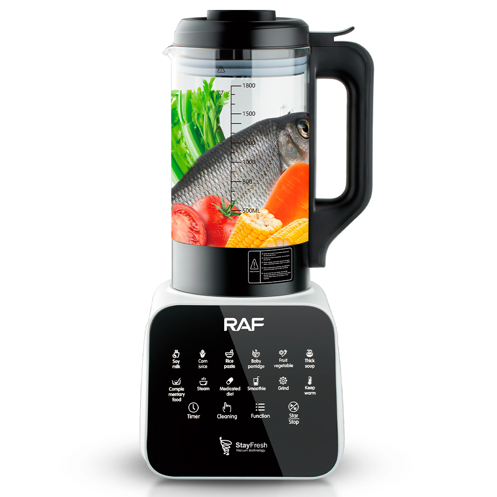 RAF European standard cross-border multi-functional juicer, household fully automatic fruit and vegetable juicer, food processor, 1.8L glass cup details Picture