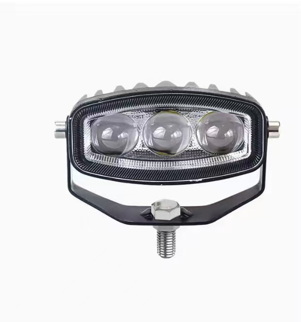Dual-color LED spotlight 12V24 lens lamp, high and low distance integrated truck modified lamp, fog lamp, laser spotlight 30W pic 6