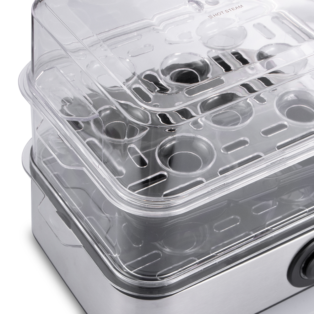 RAF European-style egg cooker, fully automatic household multi-functional double-layer egg cooker, egg steaming and boiling wonder, soft-boiled eggs, hot spring eggs pic 4