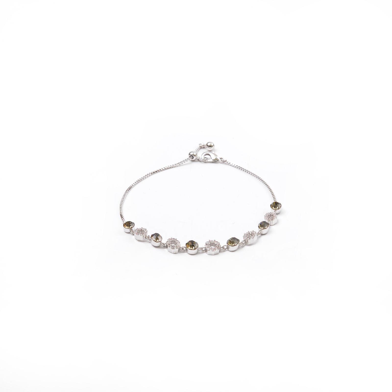 轻奢时尚优雅气质高级感超闪锆石可调节手链小众设计感精致手饰女