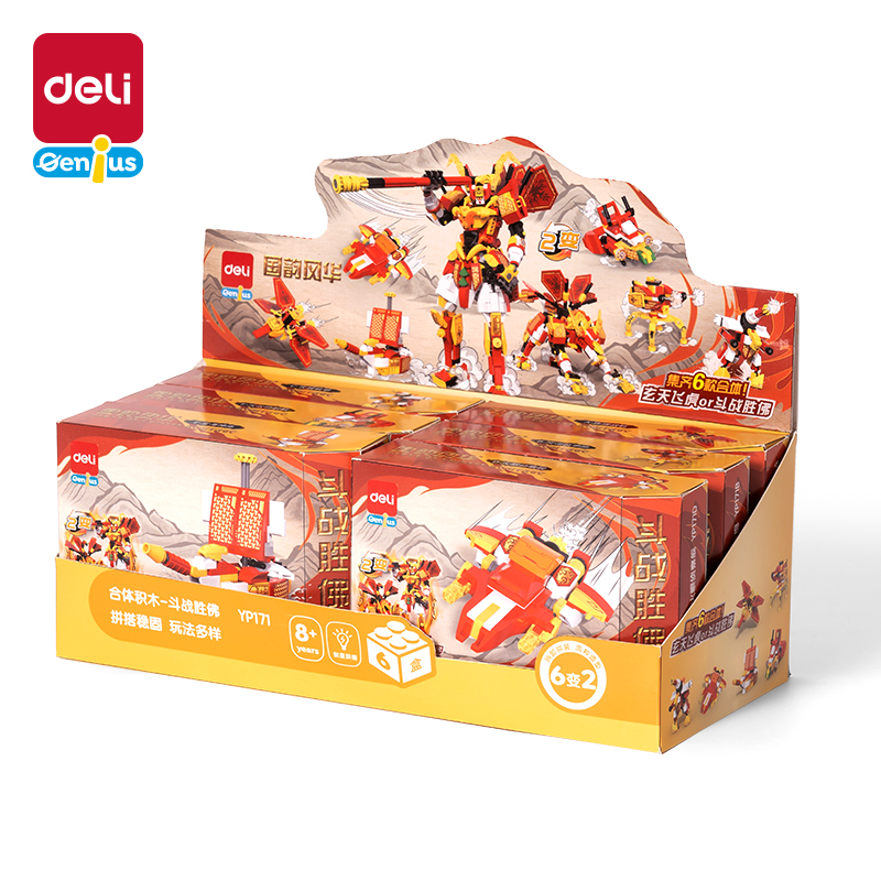 The Deli Battle to defeat the Buddhist-shaped educational combination building blocks details Picture