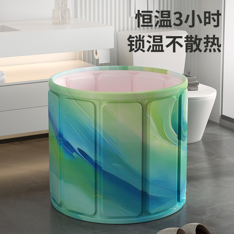 Household foldable bath tub, adult bath tub, children's bathtub, baby swimming tub, bathtub, bath tub details Picture