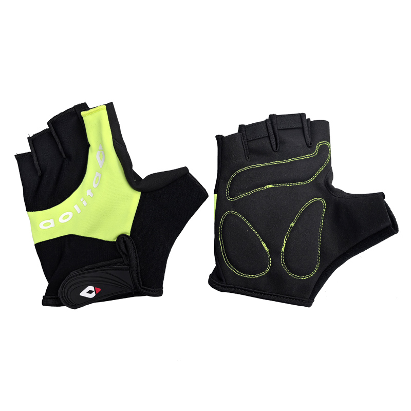 1924 Elastic half-finger gloves, cycling gloves, cycling sports half-finger gloves, thin anti-slip fishing half-finger gloves, short finger gloves details Picture