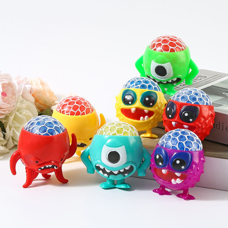 解压捏捏乐减压仿真玩具慢回弹发泄球大头boss热销批发创意网红款产品图