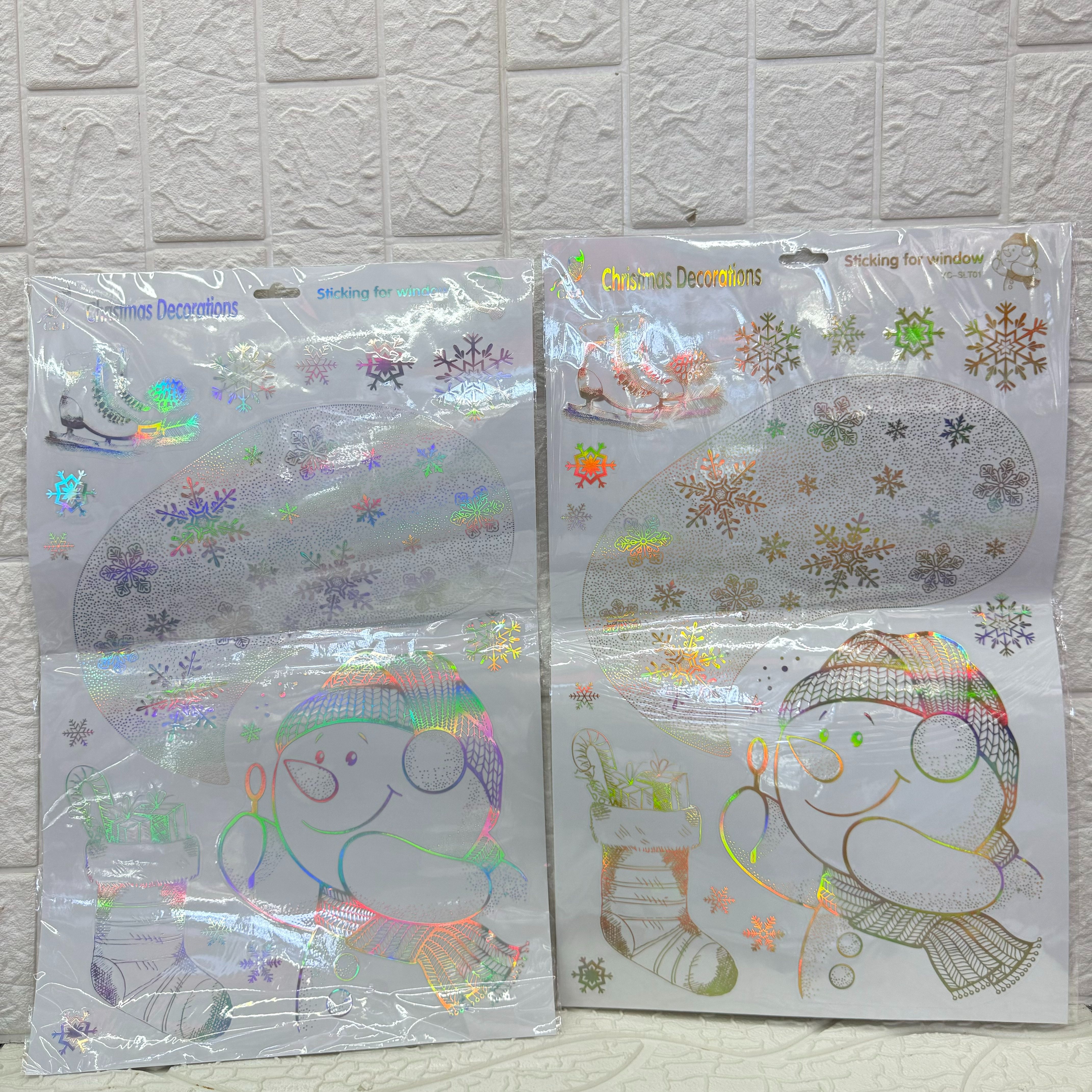 Christmas PVC decorative wall stickers, Christmas decorative stickers and decorative stickers can be freely pasted