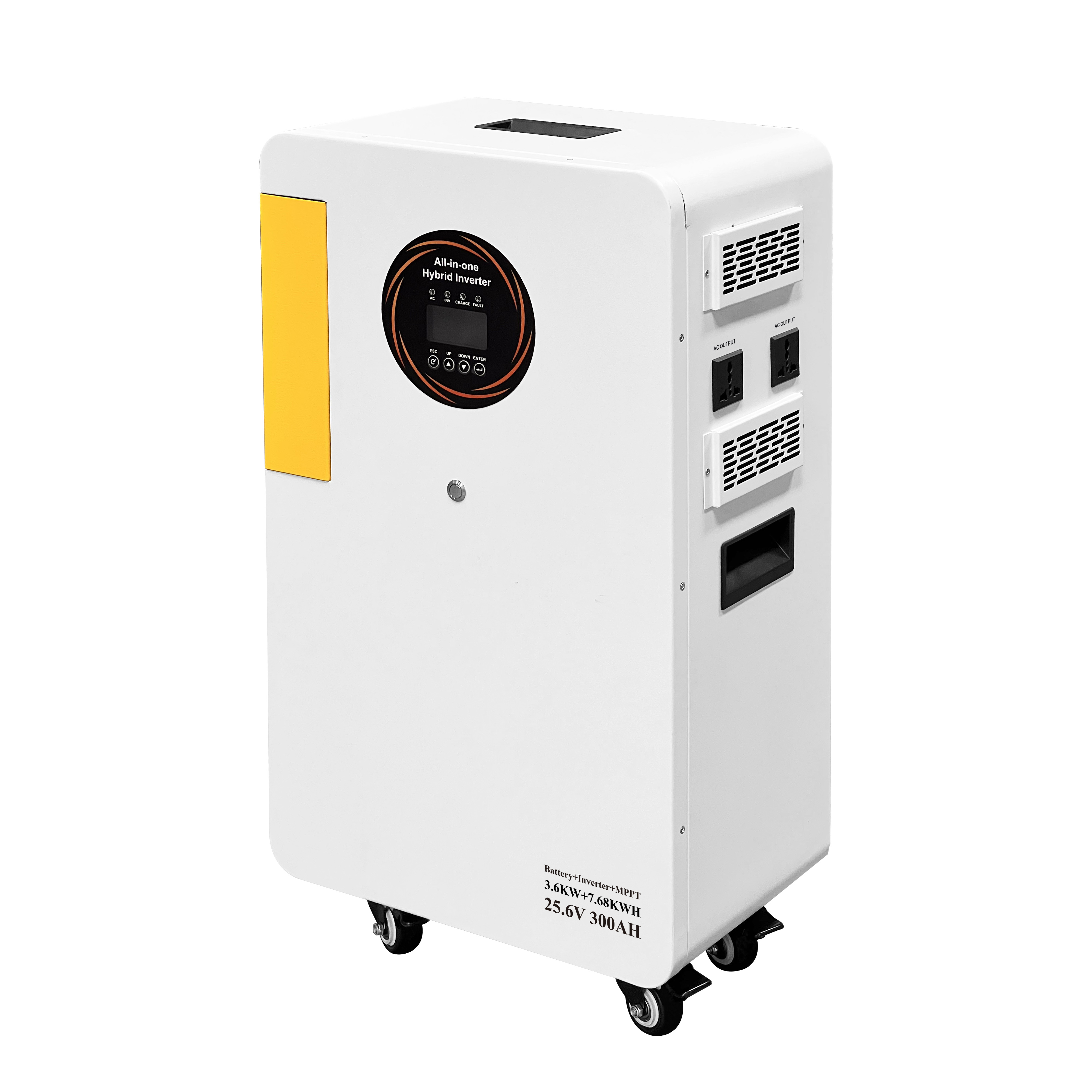 For the National Day and Mid-Autumn Festival promotion, choose a home energy storage all-in-one machine for foreign trade. It comes with a 3.6kw inverter, a 7.6kwh lithium battery, can be charged by connecting to photovoltaic panels, charged by mains power, a portable large battery, an outdoor power source, and a mobile power source Item Picture