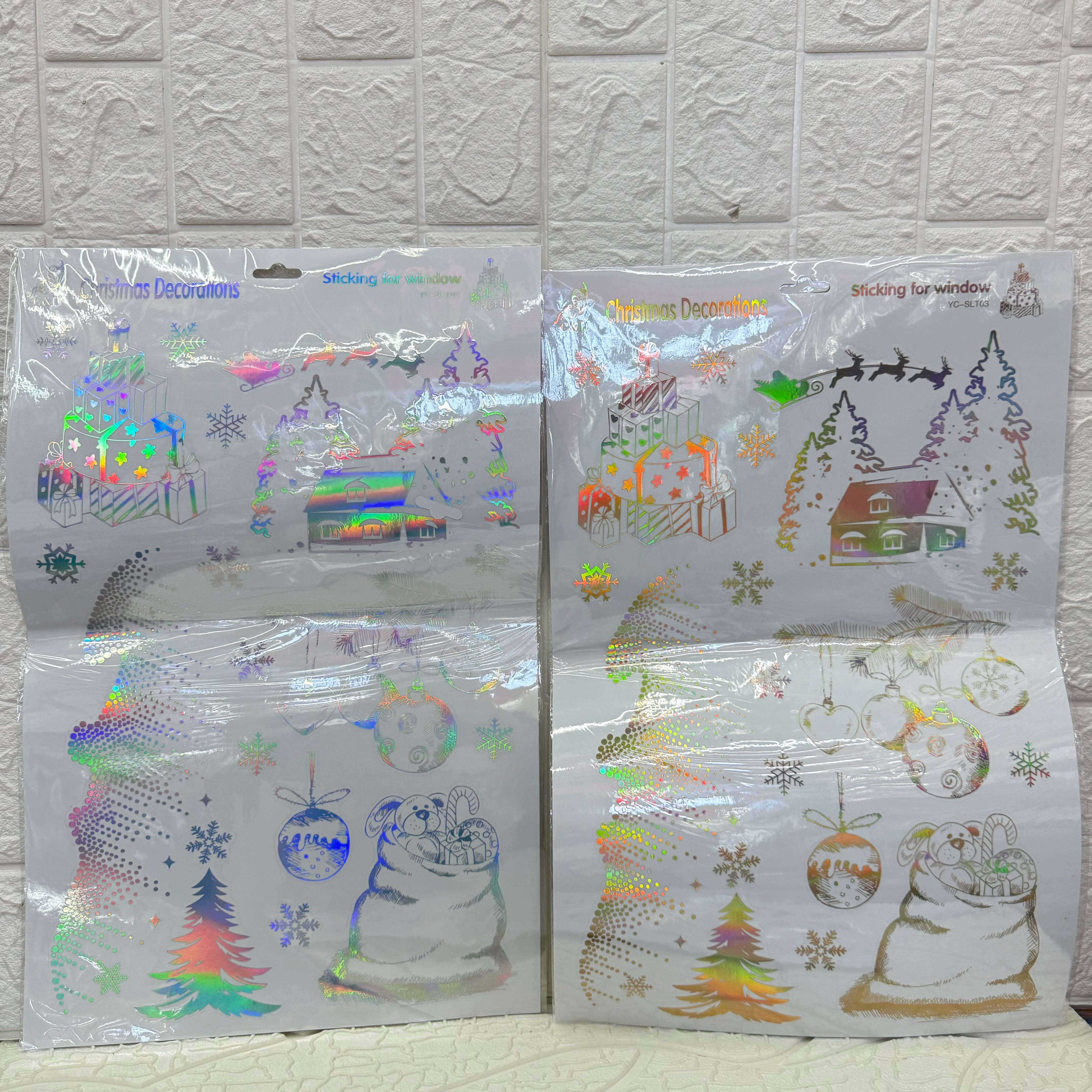 Christmas PVC decorative wall stickers, Christmas decorative stickers and decorative stickers can be freely pasted Application Scenario