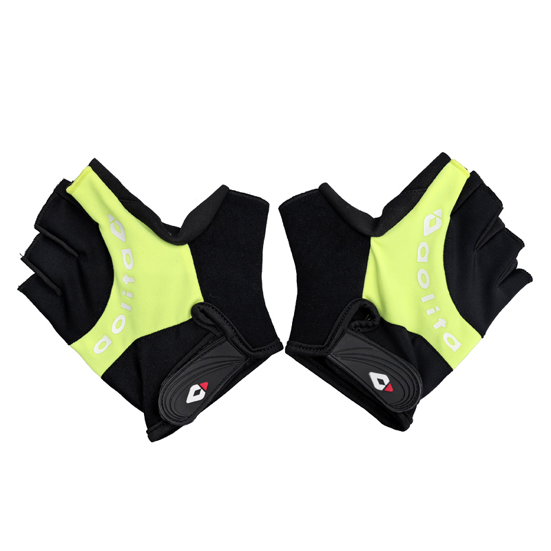 1924 Elastic half-finger gloves, cycling gloves, cycling sports half-finger gloves, thin anti-slip fishing half-finger gloves, short finger gloves Specification image