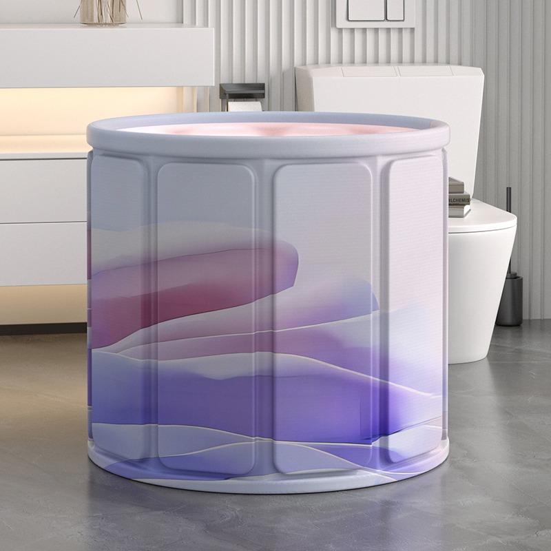 Household foldable bath tub, adult bath tub, children's bathtub, baby swimming tub, bathtub, bath tub Application Scenario