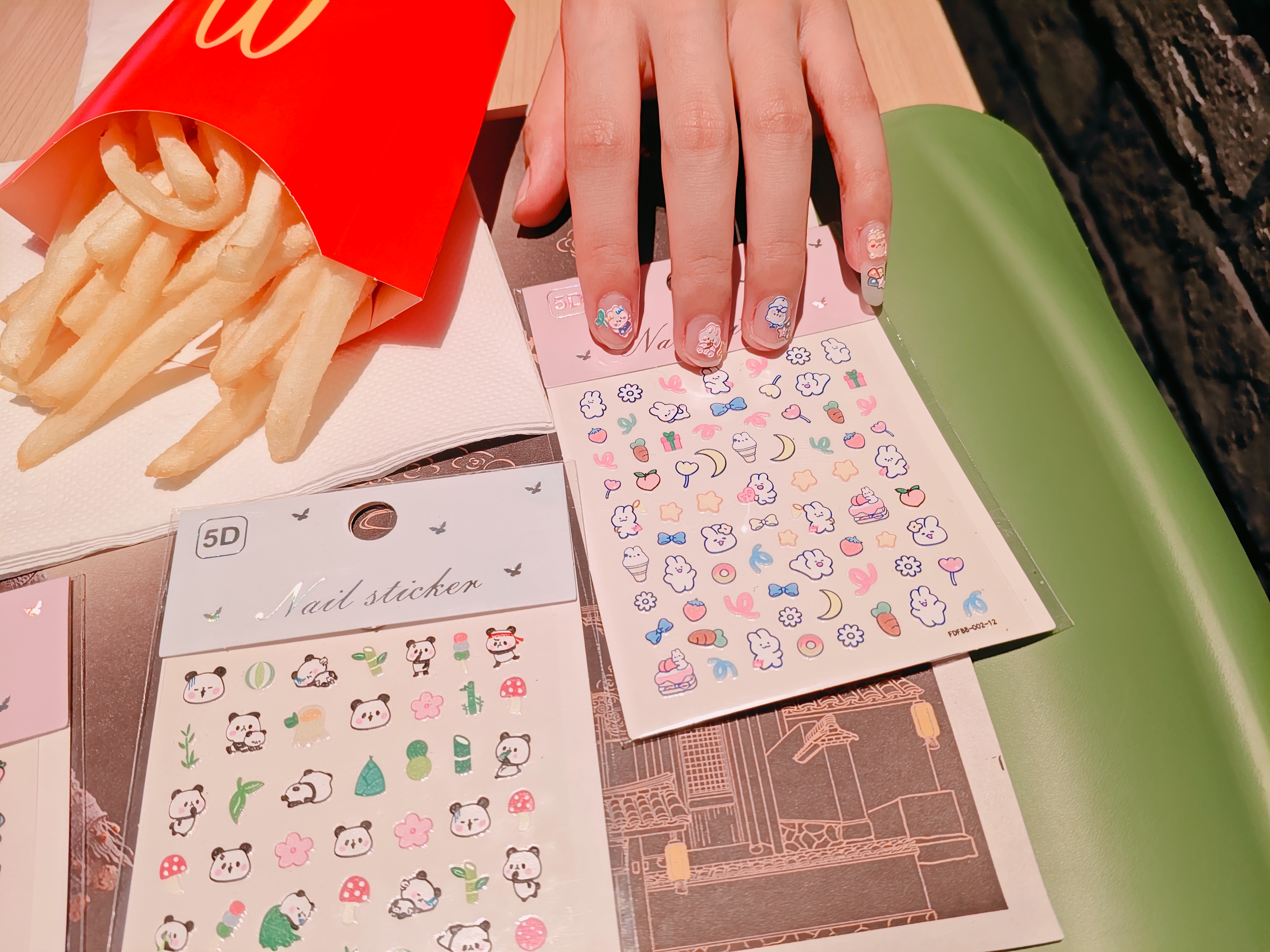 文具贴纸实物图