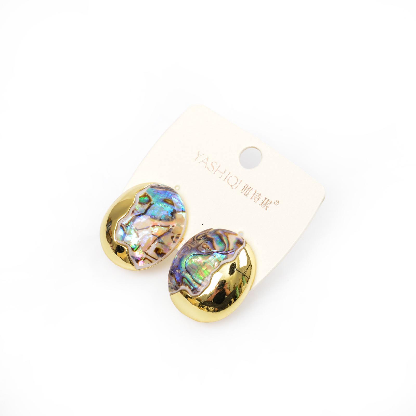 饰品/耳饰/耳环/珍珠耳环/烧焊锆石耳环细节图