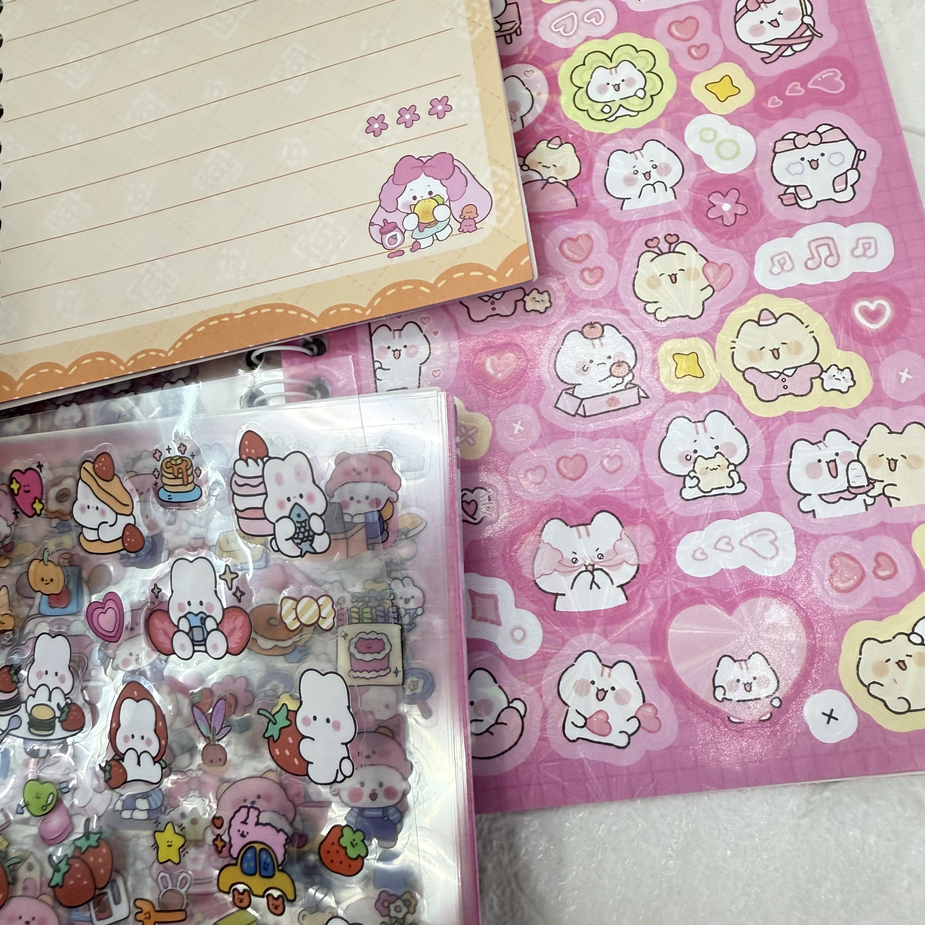 Cute multi-sticker book, three-in-one sticker book, cartoon, cute and creative nail art, nail stickers, planner stickers, handwriting paper Item Picture