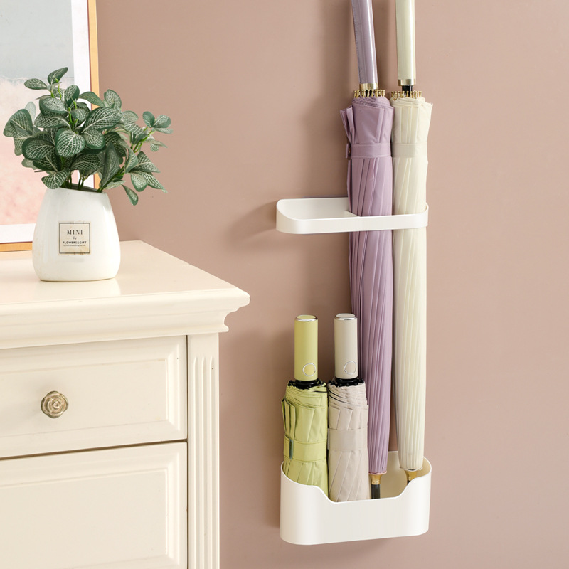 日式雨伞收纳架,门后雨伞架,免打孔雨伞壁挂收纳架(1011)详情图2