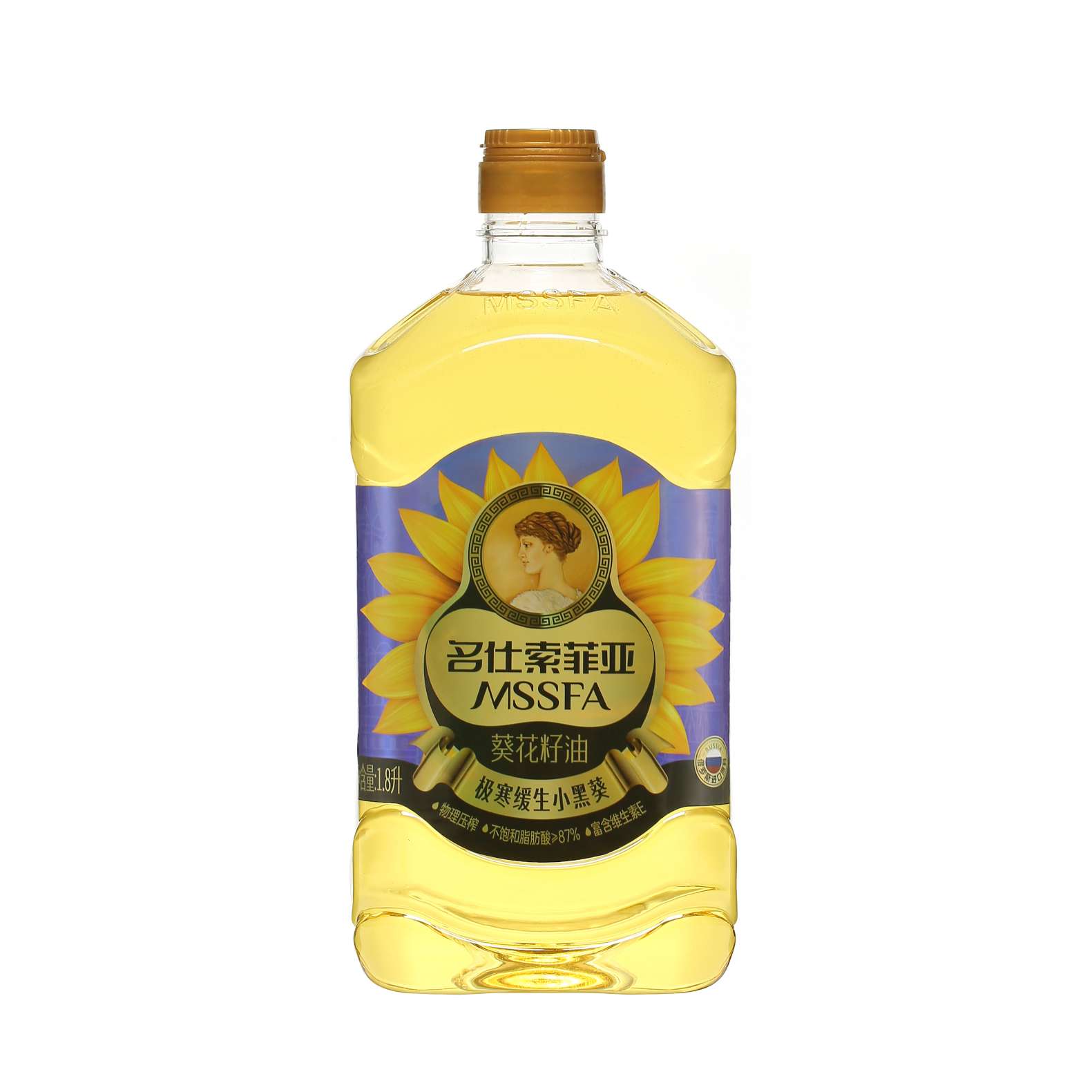 名仕索菲亚葵花籽油1.8L