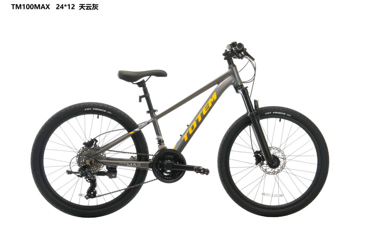 TOTEM TM100MAX-24山地车自行车，24s变速，铝合金内走线车架 油碟刹车