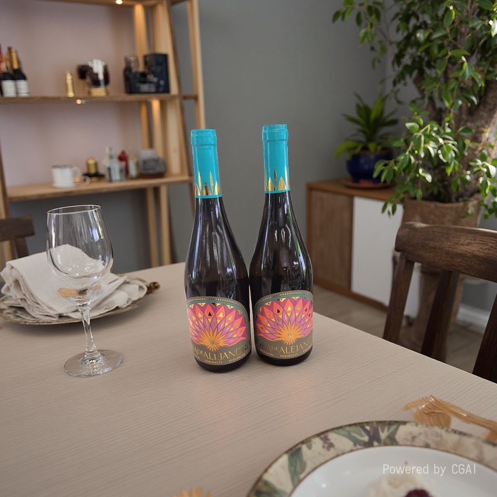 Jiadeer Organic Fine Dry Red Wine, Original bottle imported from Spain, 750ML 1 details Picture
