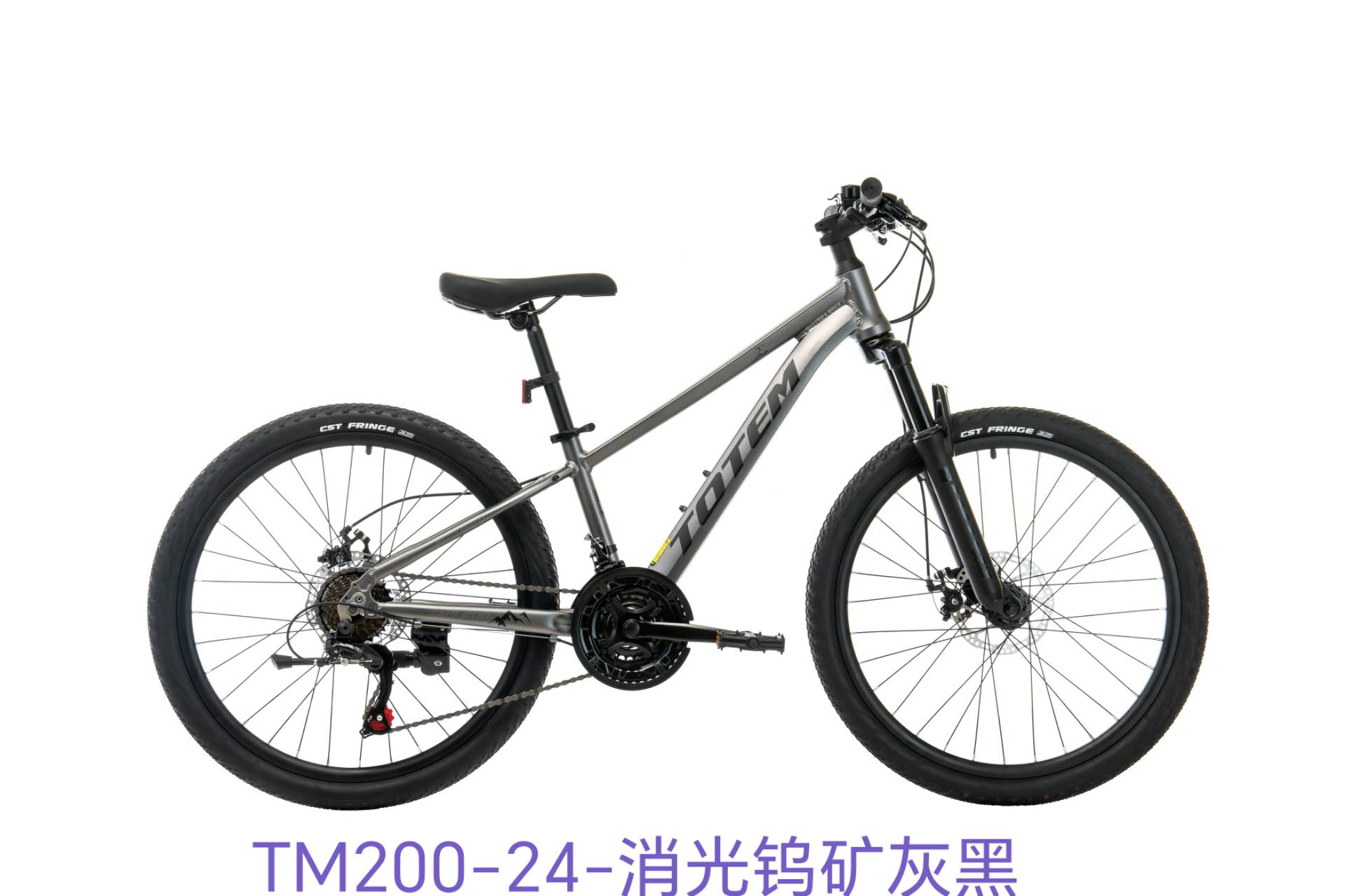TOTEM TM200-24寸  山地自行车 铝合金补土车架  21速