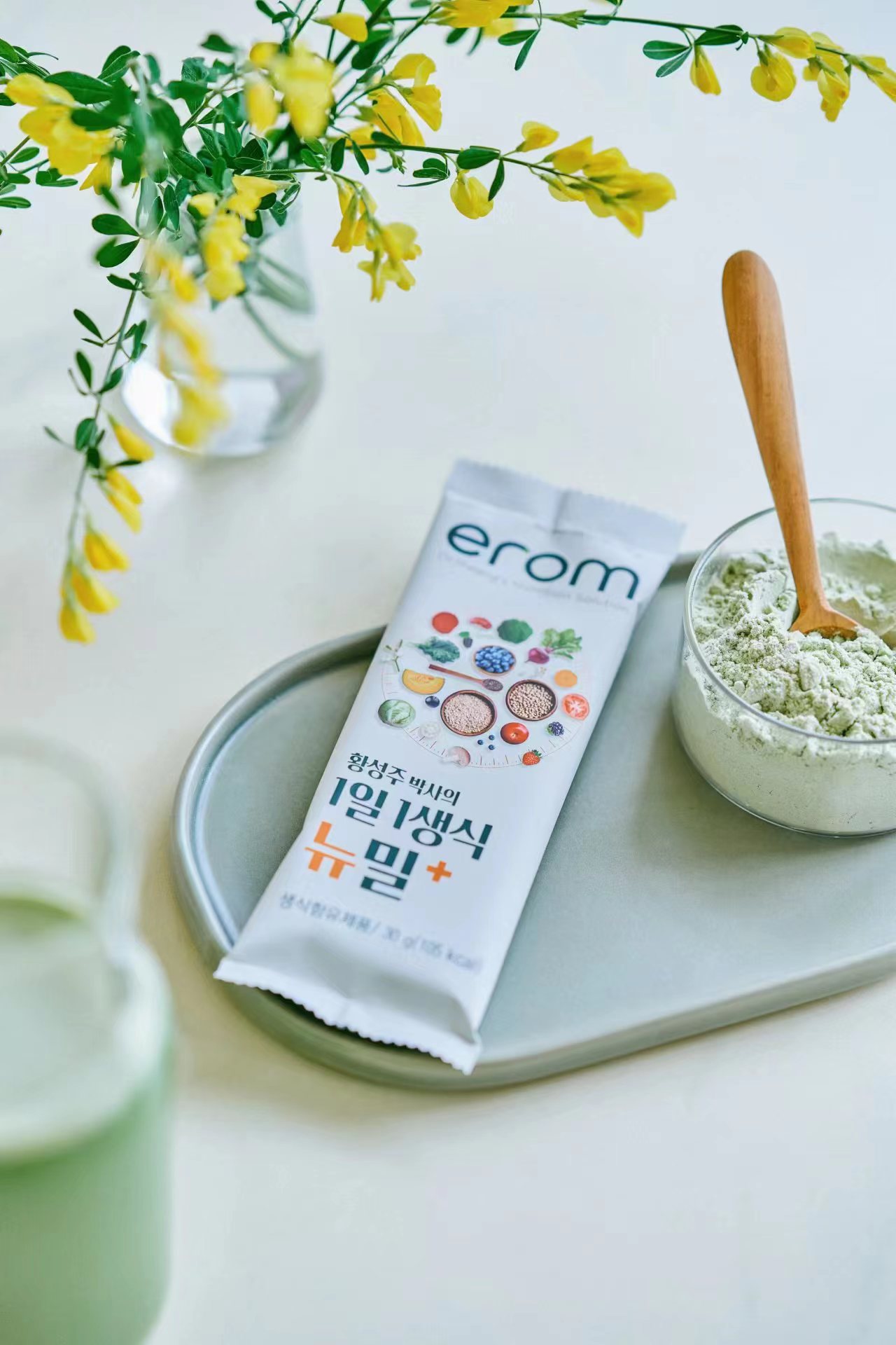韩国进口休闲食品EROM益人谷蔬粉630g早餐饱腹替餐营养代餐粉21条详情8