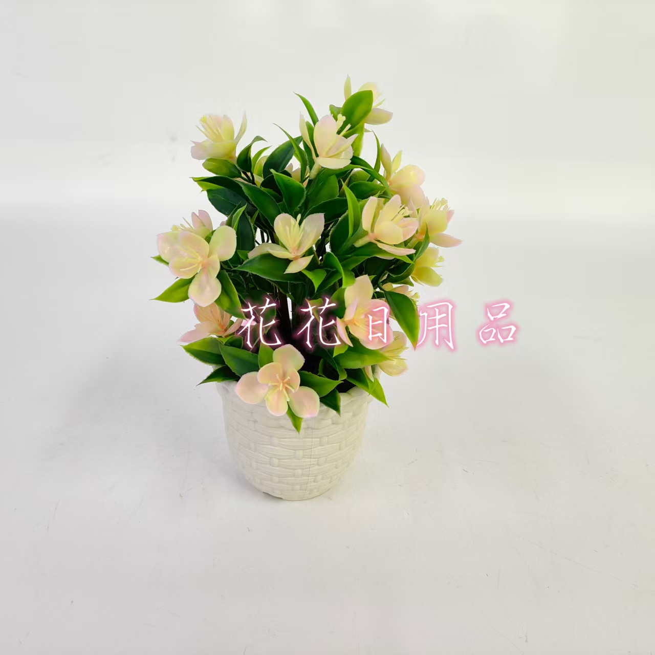 Artificial flowers, fake flowers, bonsai, plastic POTS, butterfly flower ornaments and decorations Specification drawing