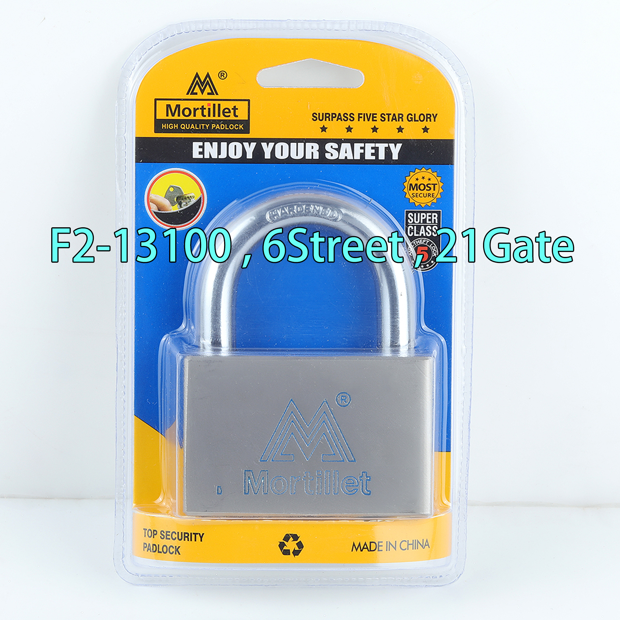 70MM padlock Mortillet door lock locks MK701