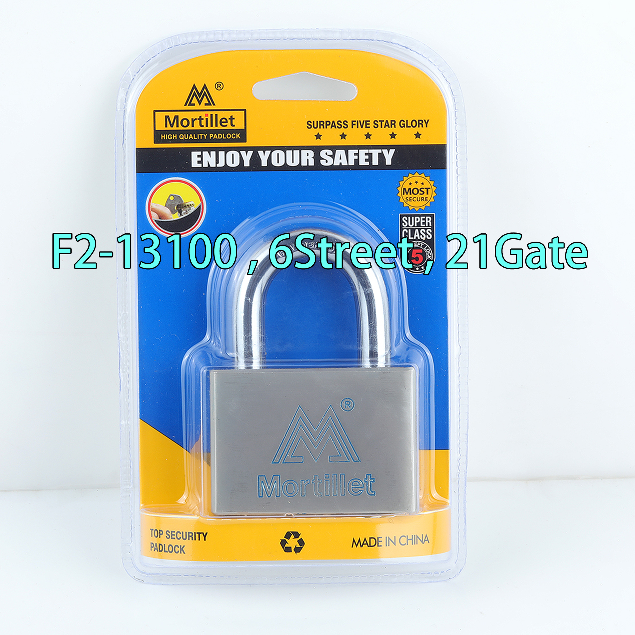 60MM padlock Mortillet door lock locks MK601